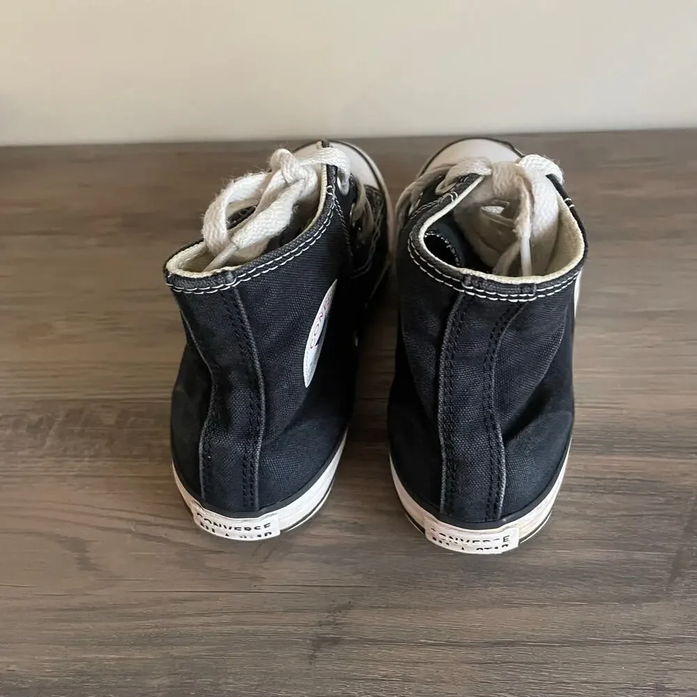 Converse Chuck Taylor All Star Youth 3 High Top Sneakers Black Silver Lot 2
